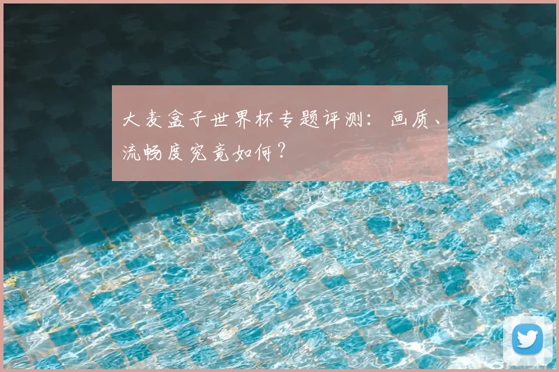 大麦盒子世界杯专题评测：画质、流畅度究竟如何？